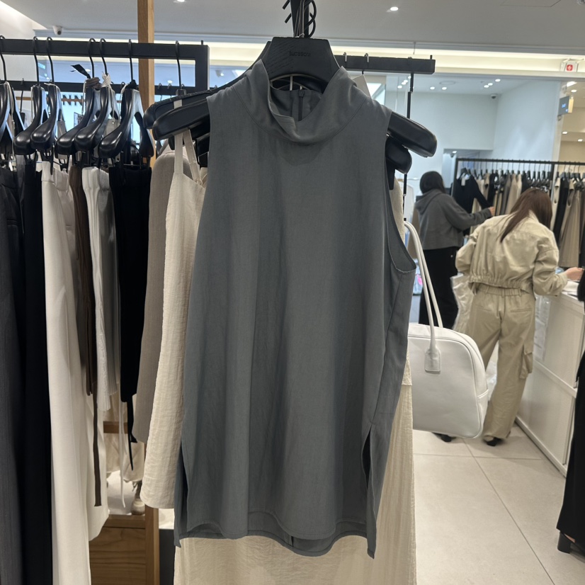 BLOSSOM韓國㊣直郵東大門代購女裝新品休閑時尚吊帶背心高領BLOSSOM吊帶/背心圖色4