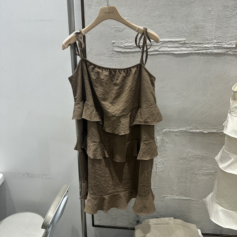 HONG.U韓國直郵㊣女裝新品推薦人氣25春夏時尚休閑熱賣連衣裙HONG.U連衣裙圖色2