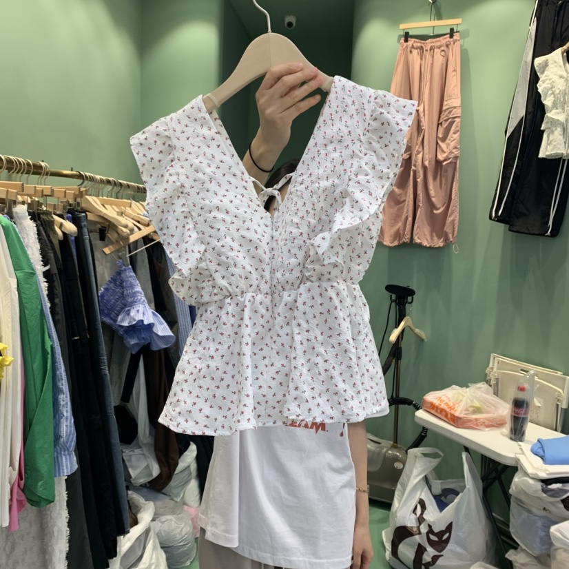 ROMANTIC NEWYORK韓國㊣直郵東大門代購女裝新品熱賣吊帶背心ROMANTIC NEWYORK吊帶/背心