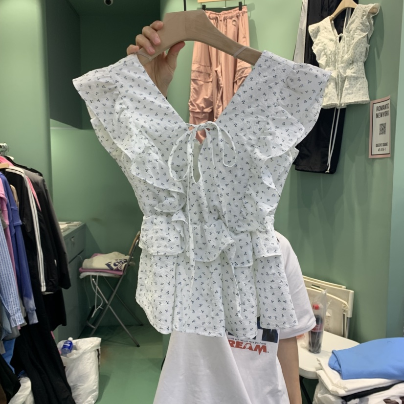 ROMANTIC NEWYORK韓國㊣直郵東大門代購女裝新品熱賣吊帶背心ROMANTIC NEWYORK吊帶/背心圖色2