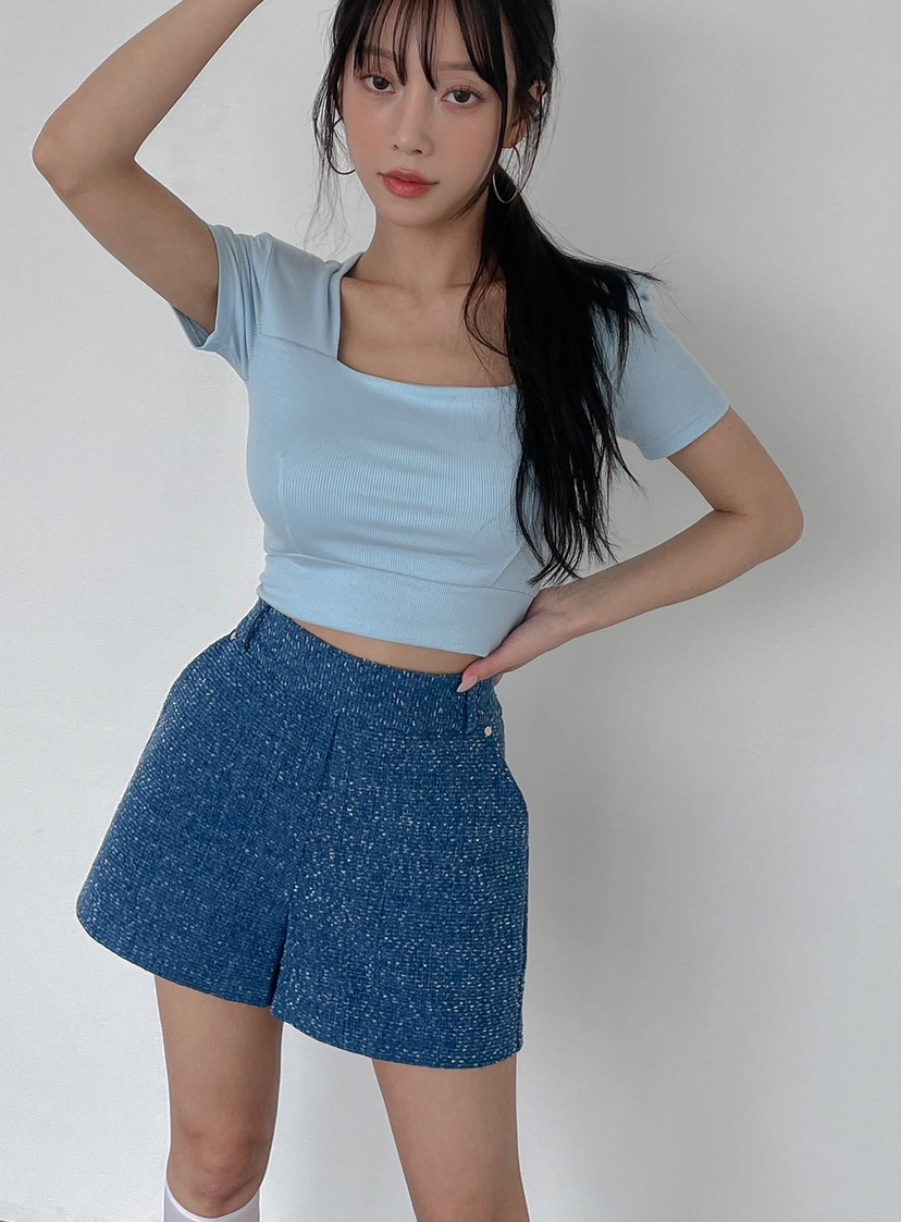 SLIT韓國直郵㊣女裝新款人氣25春夏時尚熱賣休閑推薦短褲SLIT短褲