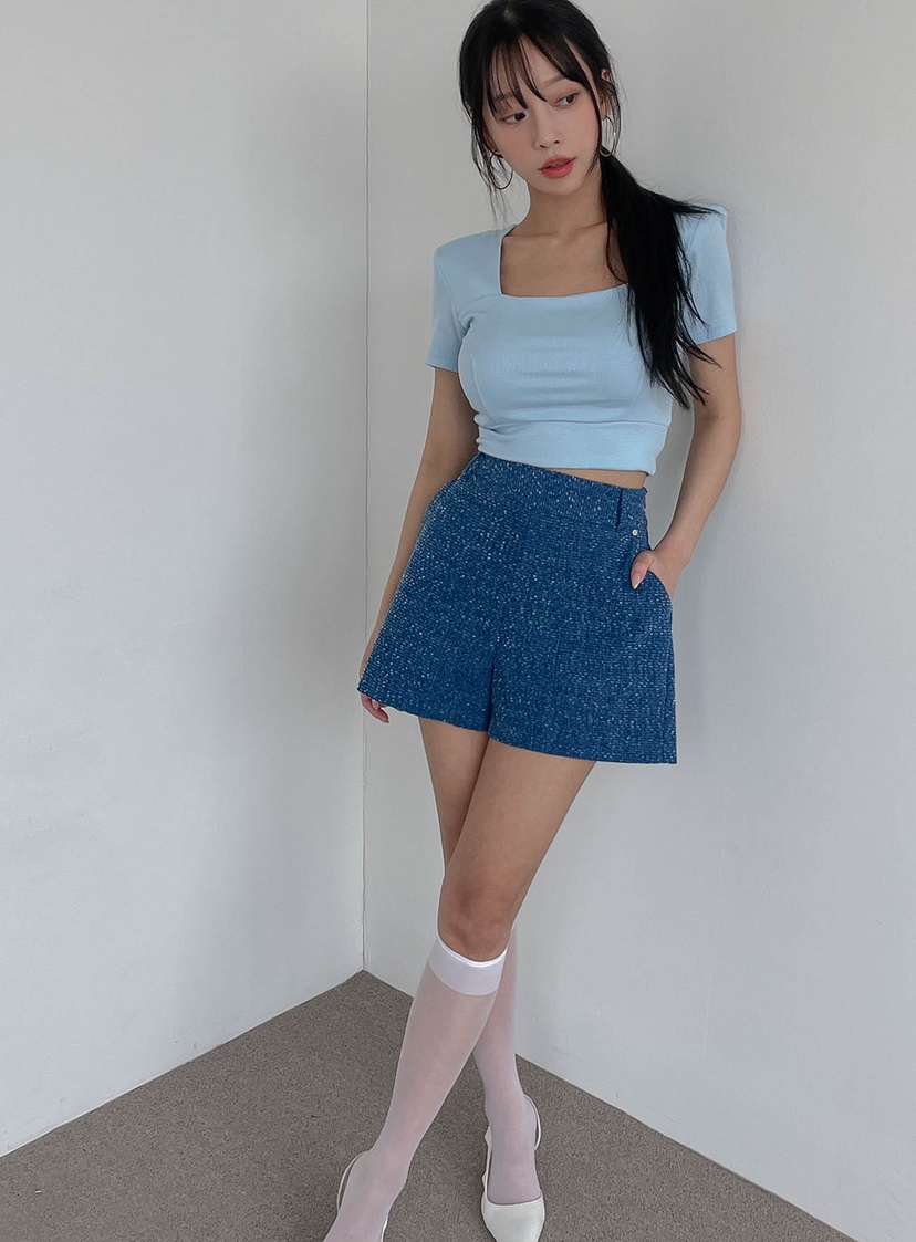 SLIT韓國直郵㊣女裝新款人氣25春夏時尚熱賣休閑推薦短褲SLIT短褲