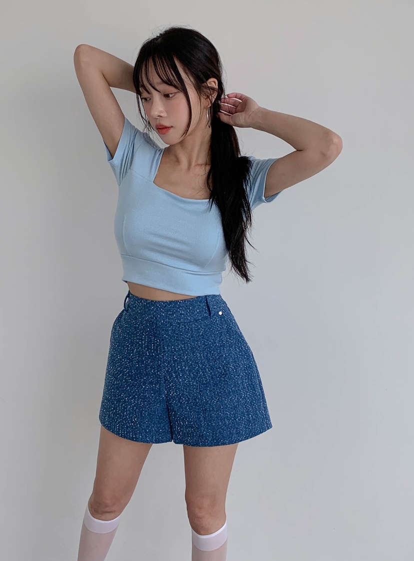 SLIT韓國直郵㊣女裝新款人氣25春夏時尚熱賣休閑推薦短褲SLIT短褲