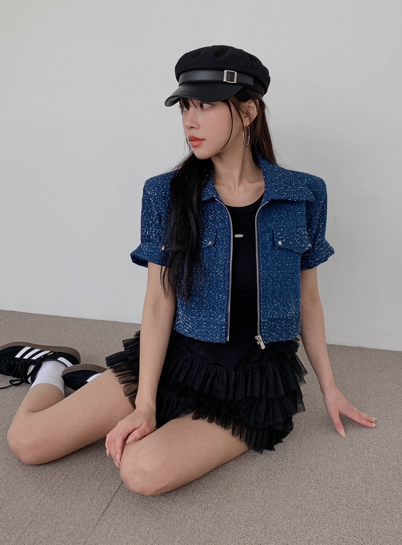 SLIT韓國直郵㊣東大門實拍女裝新品25春夏熱賣時尚推薦夾克SLIT夾克