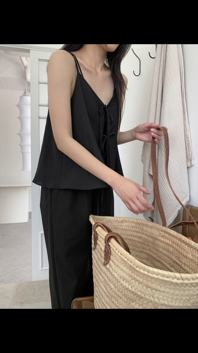 ROUGH直郵韓國代購㊣女裝新品推薦人氣熱賣休閑25春夏吊帶背心ROUGH吊帶/背心