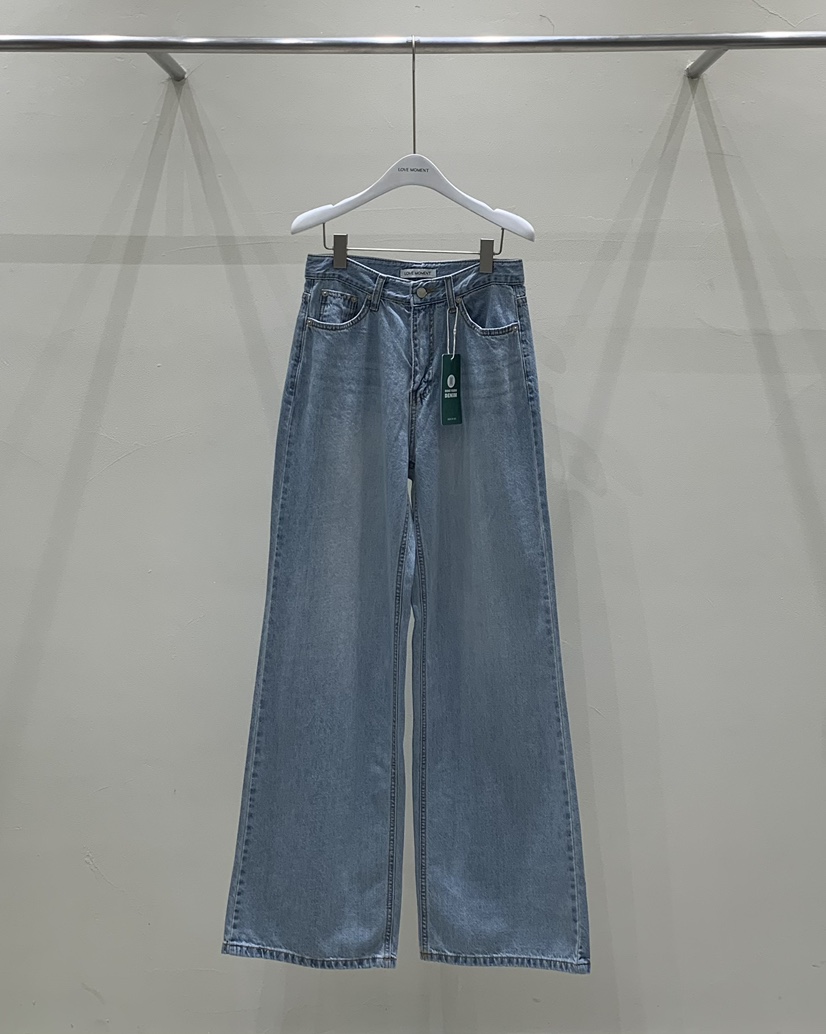 LOVE MOMENT韓國直郵㊣東大門實拍女裝新品25春夏推薦牛仔褲LOVE MOMENT牛仔褲
