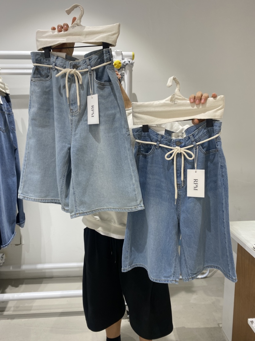 RPM韓國直郵㊣東大門實拍女裝新品人氣休閑25春夏短褲含腰繩RPM短褲