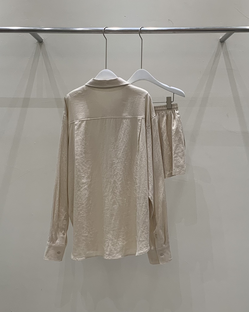 LOVE MOMENT韓國㊣直郵東大門代購女裝新品25春夏套裝套裝亞麻LOVE MOMENT套裝