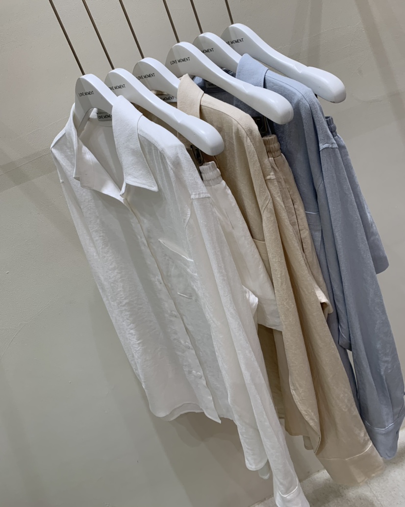 LOVE MOMENT韓國㊣直郵東大門代購女裝新品25春夏套裝套裝亞麻LOVE MOMENT套裝