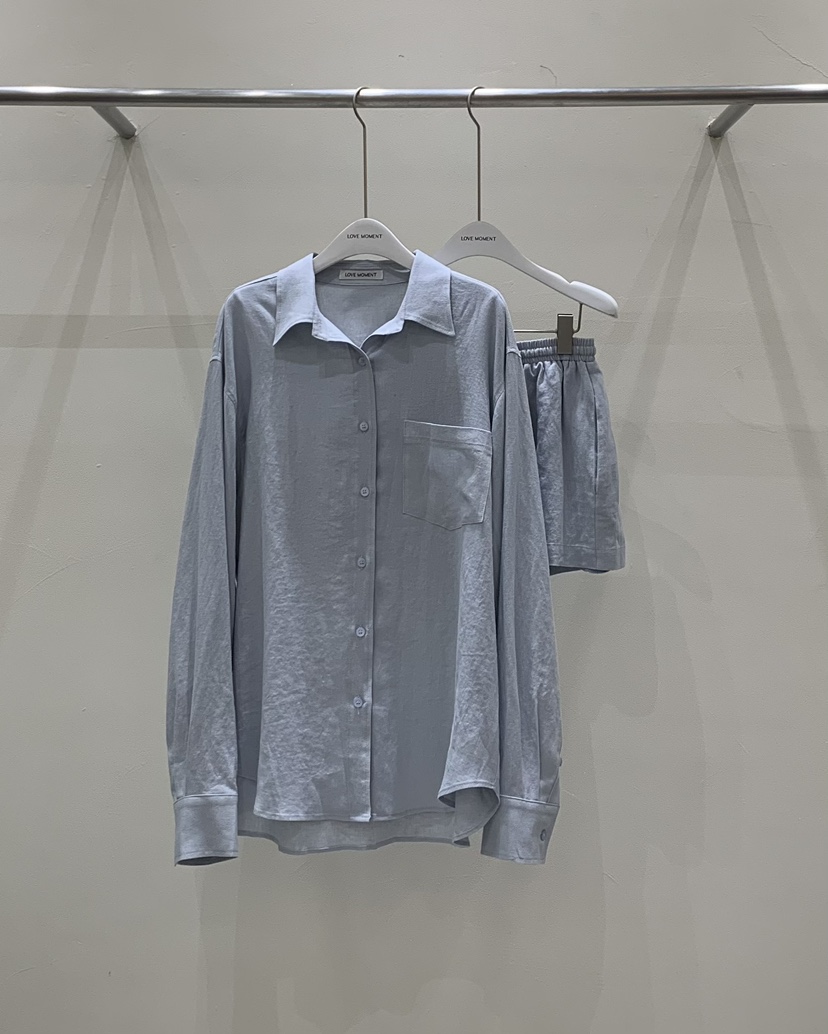 LOVE MOMENT韓國㊣直郵東大門代購女裝新品25春夏套裝套裝亞麻LOVE MOMENT套裝圖色3