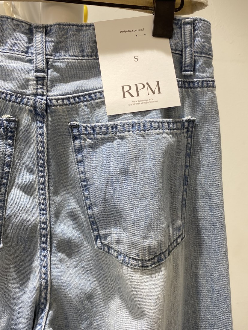 RPM韓國直郵㊣女裝新品時尚推薦人氣休閑熱賣25春夏牛仔褲RPM牛仔褲