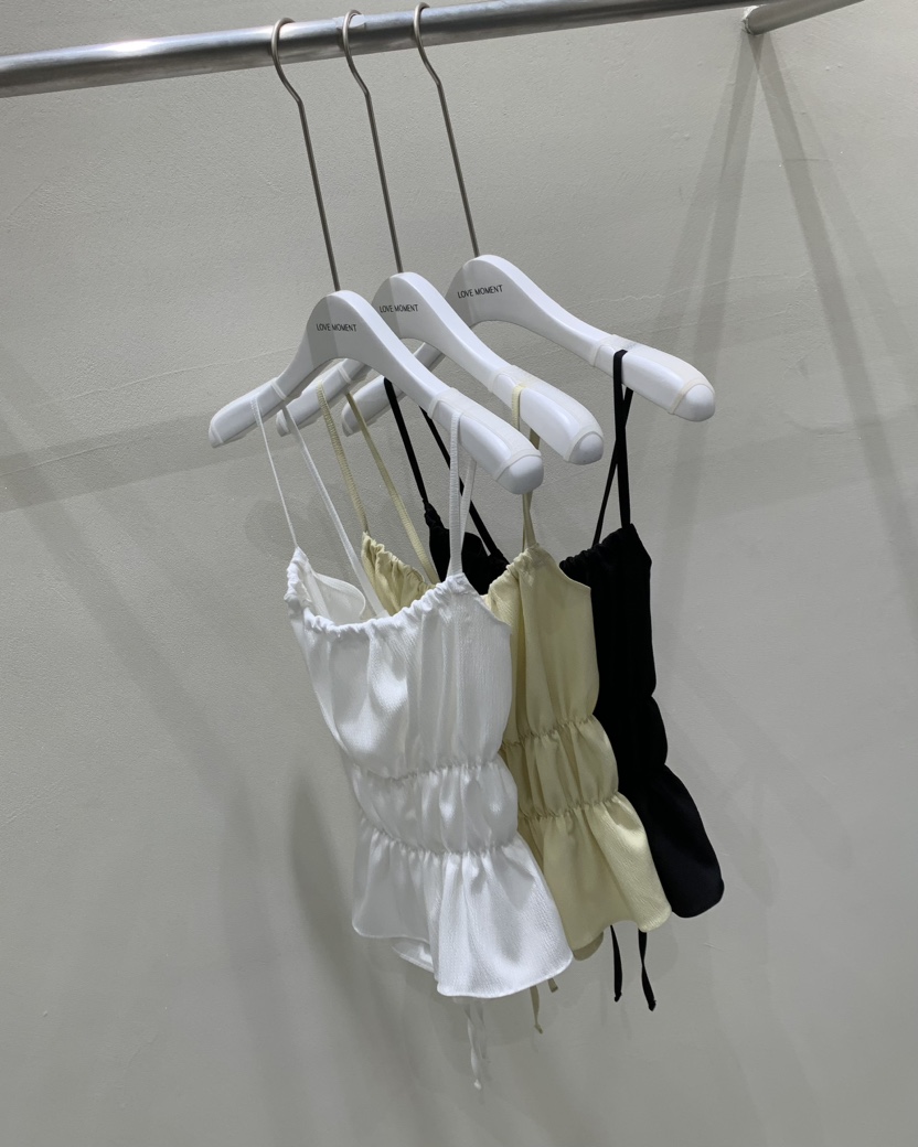 LOVE MOMENT韓國直郵㊣東大門實拍女裝新品人氣休閑吊帶背心LOVE MOMENT吊帶/背心