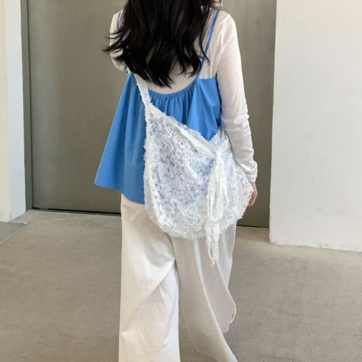 TROUVAILLE韓國㊣直郵東大門代購女裝新款時尚熱賣單肩斜跨包TROUVAILLE單肩/斜跨包