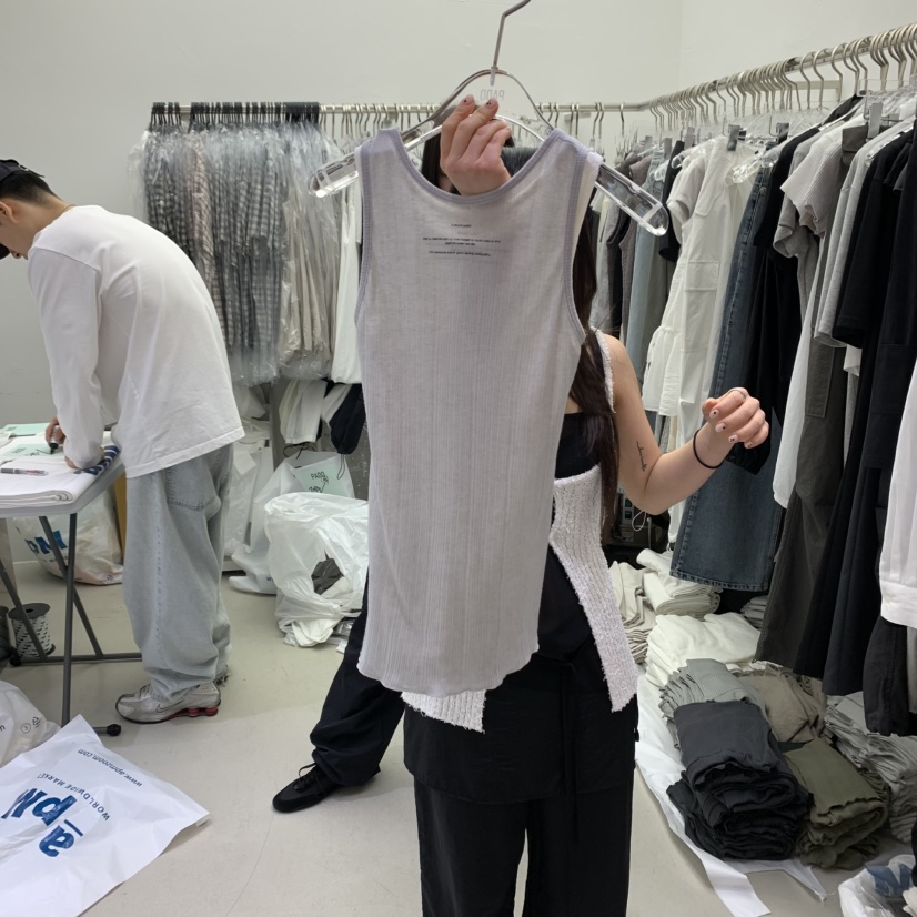 PADO韓國直郵㊣東大門實拍女裝新款休閑25春夏熱賣吊帶背心PADO吊帶/背心