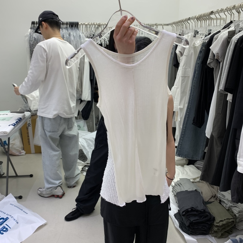PADO韓國直郵㊣東大門實拍女裝新款休閑25春夏熱賣吊帶背心PADO吊帶/背心圖色2