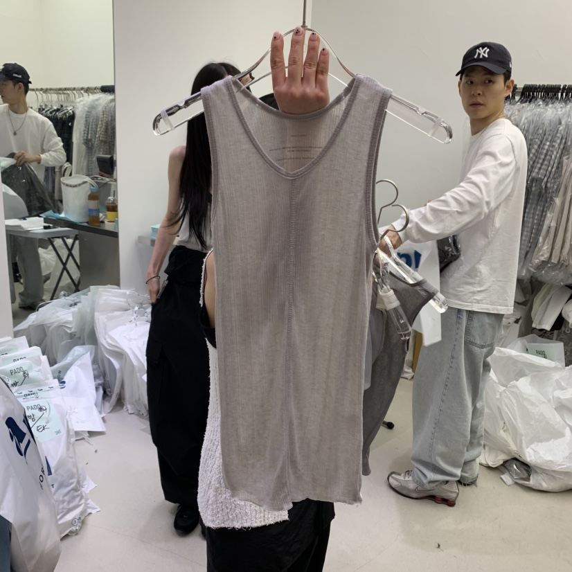 PADO韓國直郵㊣東大門實拍女裝新款休閑25春夏熱賣吊帶背心PADO吊帶/背心圖色5