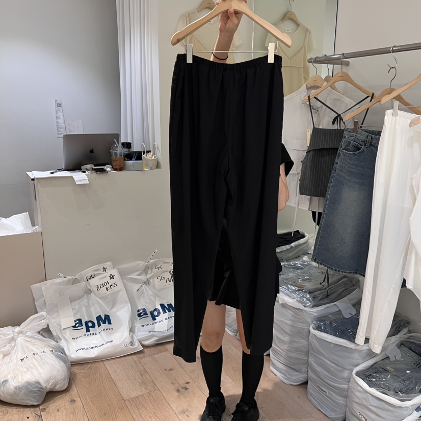 AUBE直郵韓國代購㊣女裝新款推薦時尚25春夏休閑人氣休閑褲AUBE休閑褲