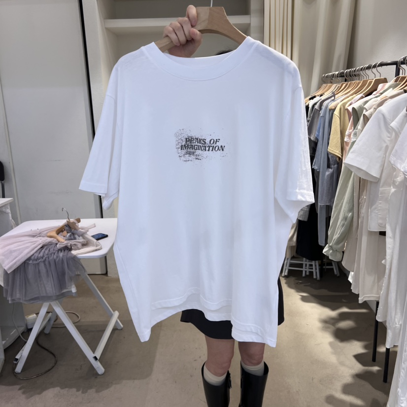 IR BIEN韓國直郵㊣女裝新品休閑人氣熱賣25春夏時尚推薦T恤ir bien-AT恤圖色3