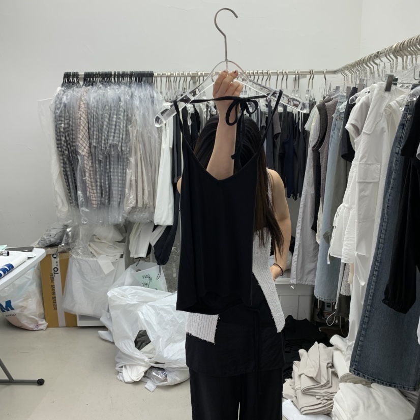 PADO韓國㊣直郵東大門代購女裝新品推薦休閑25春夏吊帶背心PADO吊帶/背心圖色3