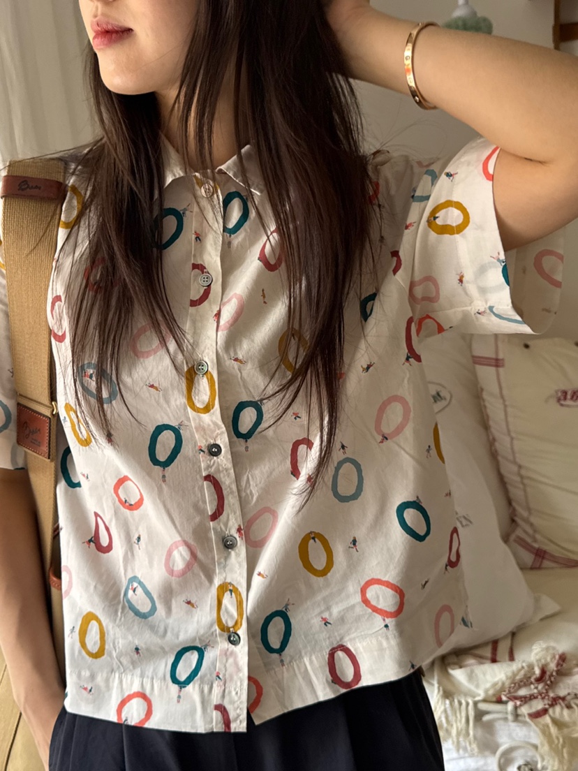 AT NOTE直郵韓國代購㊣女裝新品人氣休閑熱賣推薦襯衫蕾絲衫AT NOTE襯衫/蕾絲衫