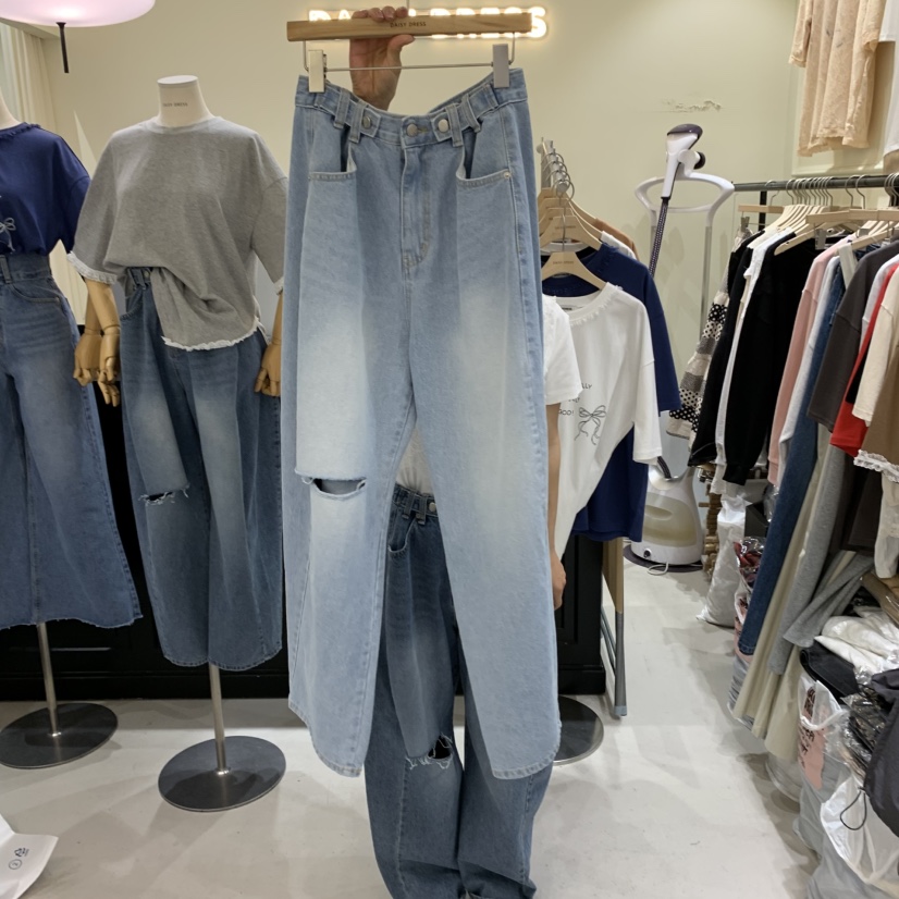 DAISY DRESS直郵韓國代購㊣女裝新款熱賣25春夏推薦牛仔褲DAISY DRESS牛仔褲圖色2