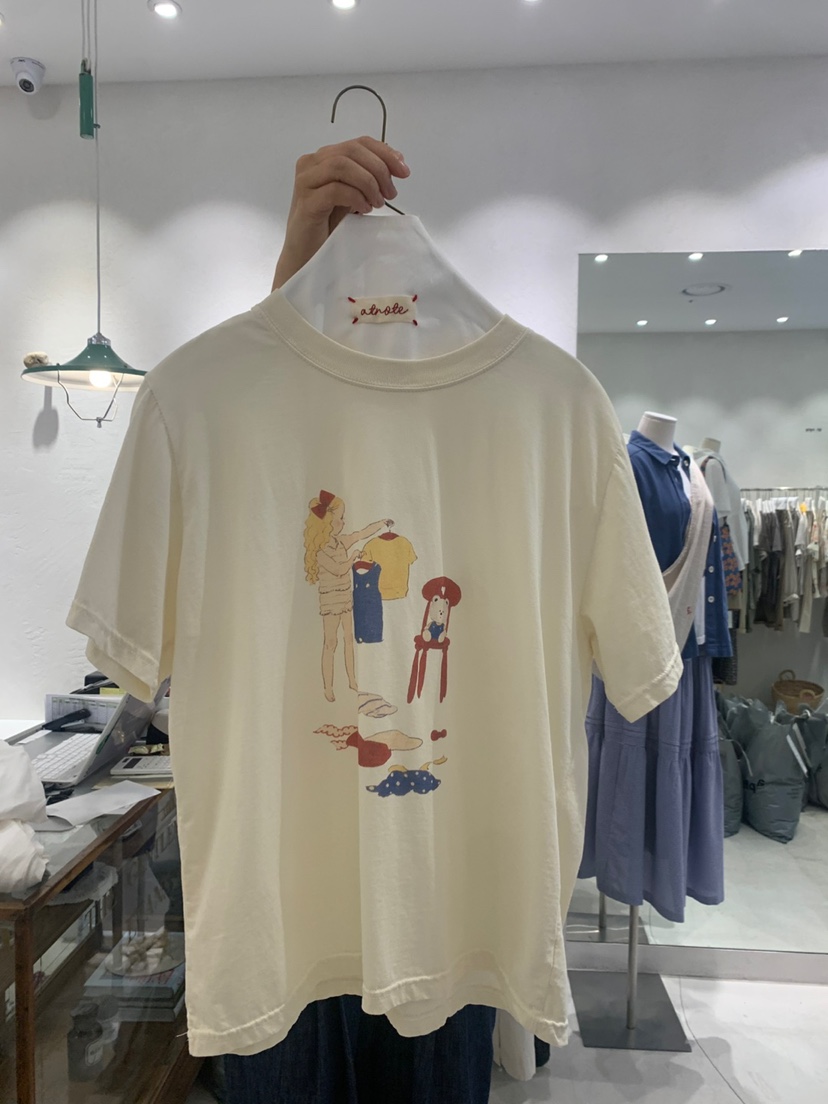 AT NOTE韓國直郵㊣東大門實拍女裝新品推薦休閑時尚人氣T恤AT NOTET恤圖色2