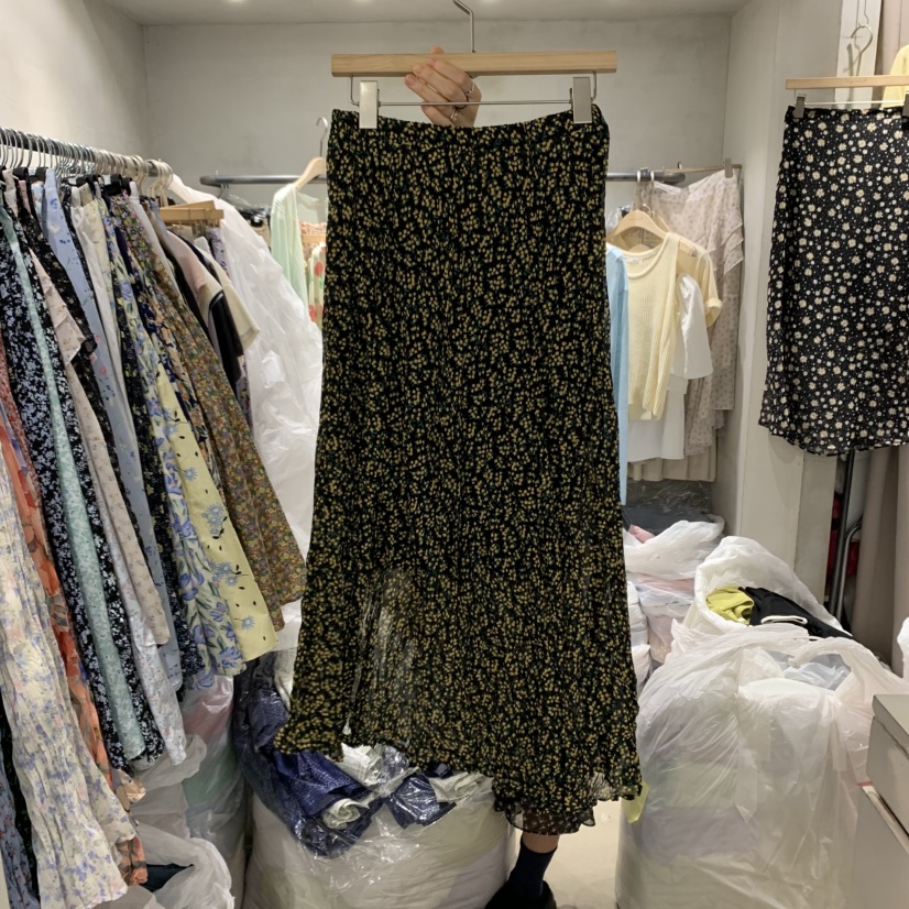 LOGROAD直郵韓國代購㊣女裝新品熱賣人氣時尚25春夏休閑長裙LOG ROAD長裙