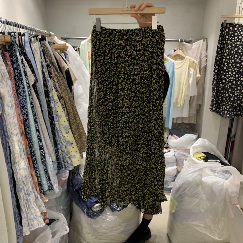 LOGROAD直郵韓國代購㊣女裝新品熱賣人氣時尚25春夏休閑長裙LOG ROAD長裙