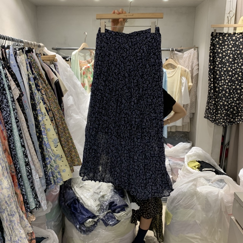 LOGROAD直郵韓國代購㊣女裝新品熱賣人氣時尚25春夏休閑長裙LOG ROAD長裙圖色2