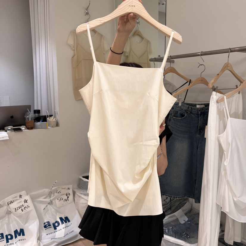 AUBE韓國直郵㊣東大門實拍女裝新品時尚推薦熱賣休閑吊帶背心AUBE吊帶/背心圖色2