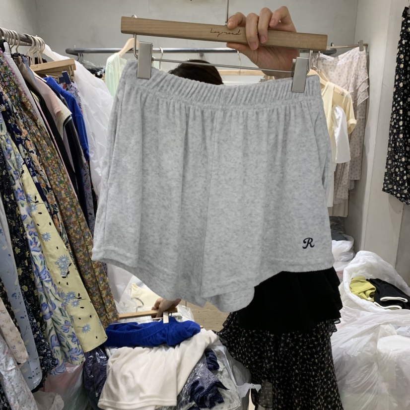 LOGROAD直郵韓國代購㊣女裝新品時尚熱賣人氣休閑25春夏短褲LOG ROAD短褲圖色3