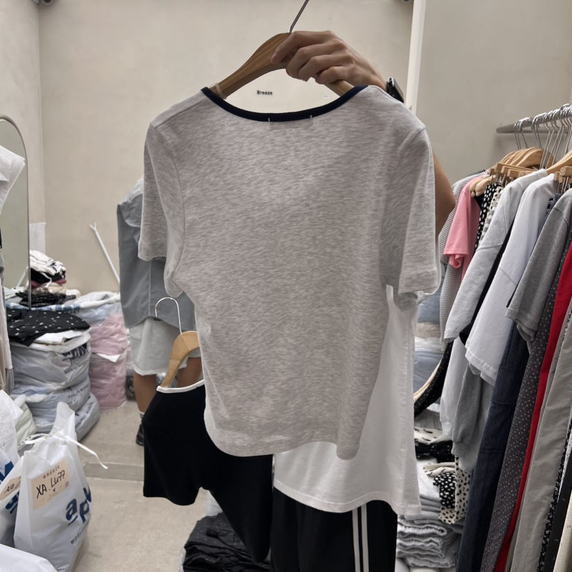 BREEZE韓國直郵㊣女裝新品休閑人氣熱賣25春夏時尚推薦T恤BREEZET恤