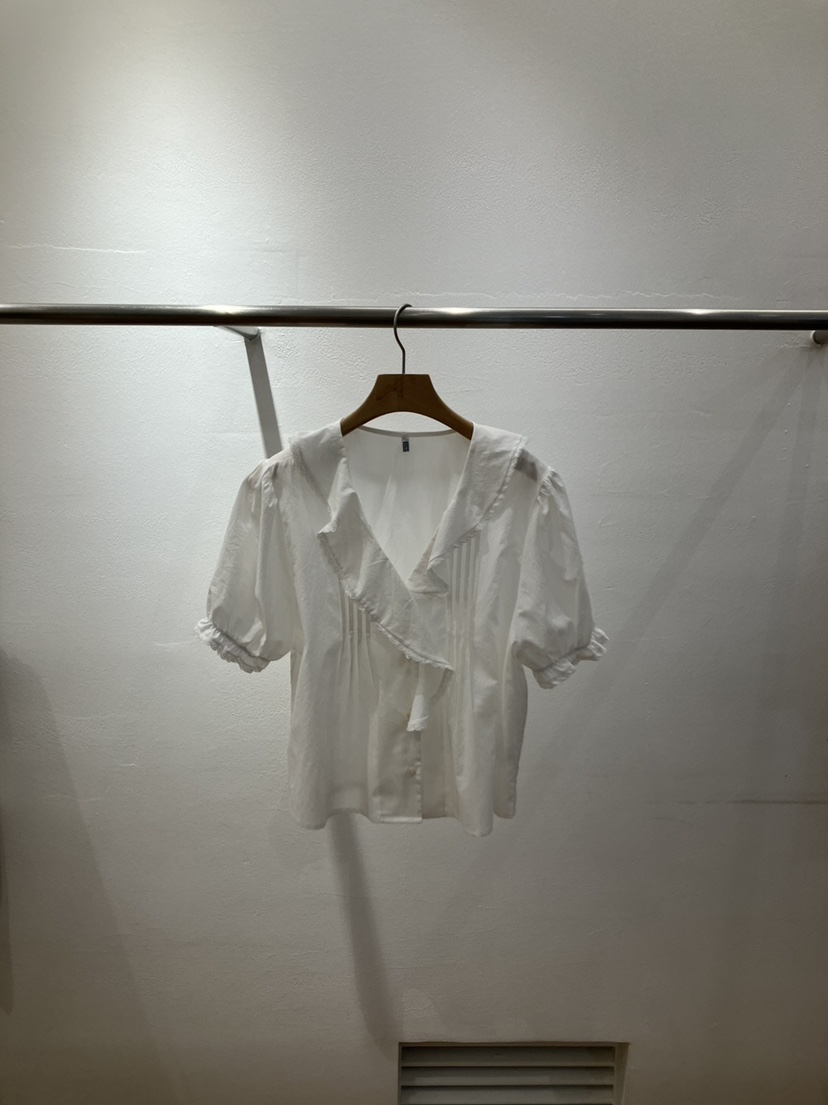 FL LANEL韓國直郵㊣東大門實拍女裝新品時尚熱賣襯衫蕾絲衫FL LANEL襯衫/蕾絲衫
