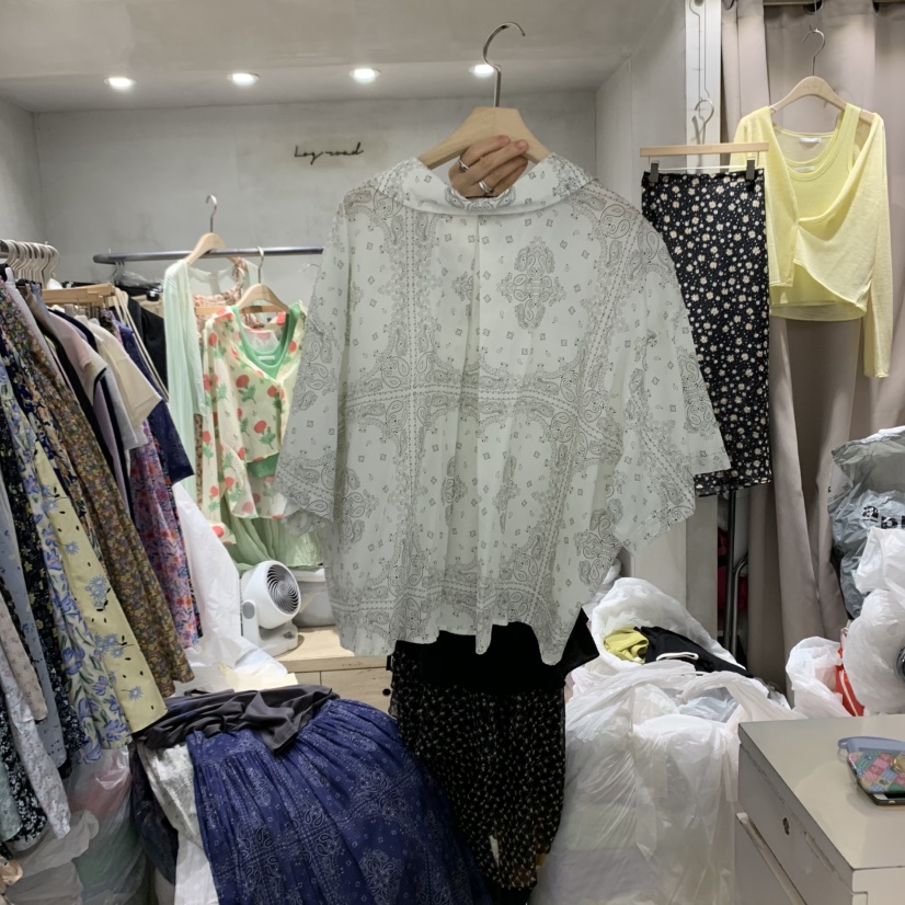 LOGROAD韓國㊣直郵東大門代購女裝新品人氣熱賣休閑襯衫蕾絲衫LOG ROAD襯衫/蕾絲衫