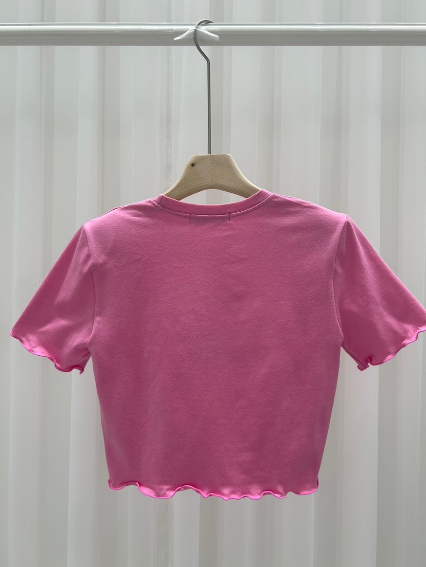 IF YOU SAY SO韓國直郵㊣東大門實拍女裝新品25春夏休閑T恤IF YOU SAY SOT恤