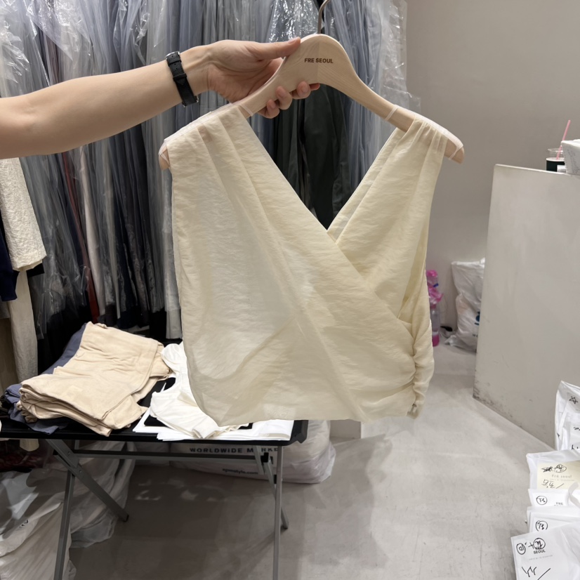 FRE韓國㊣直郵東大門代購女裝新品人氣休閑時尚25春夏吊帶背心FRE吊帶/背心圖色4