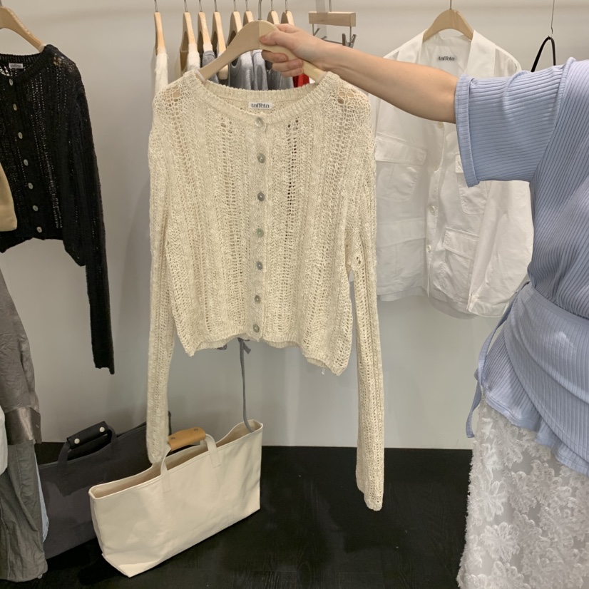 TAFFETA韓國㊣直郵東大門代購女裝新品25春夏人氣推薦針織衫TAFFETA針織衫圖色2