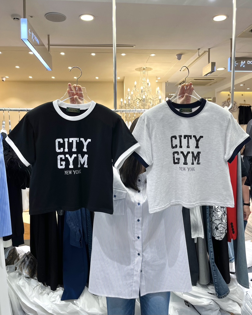 WORK SHOP韓國㊣直郵東大門代購女裝新款休閑時尚人氣推薦T恤Work_shopT恤