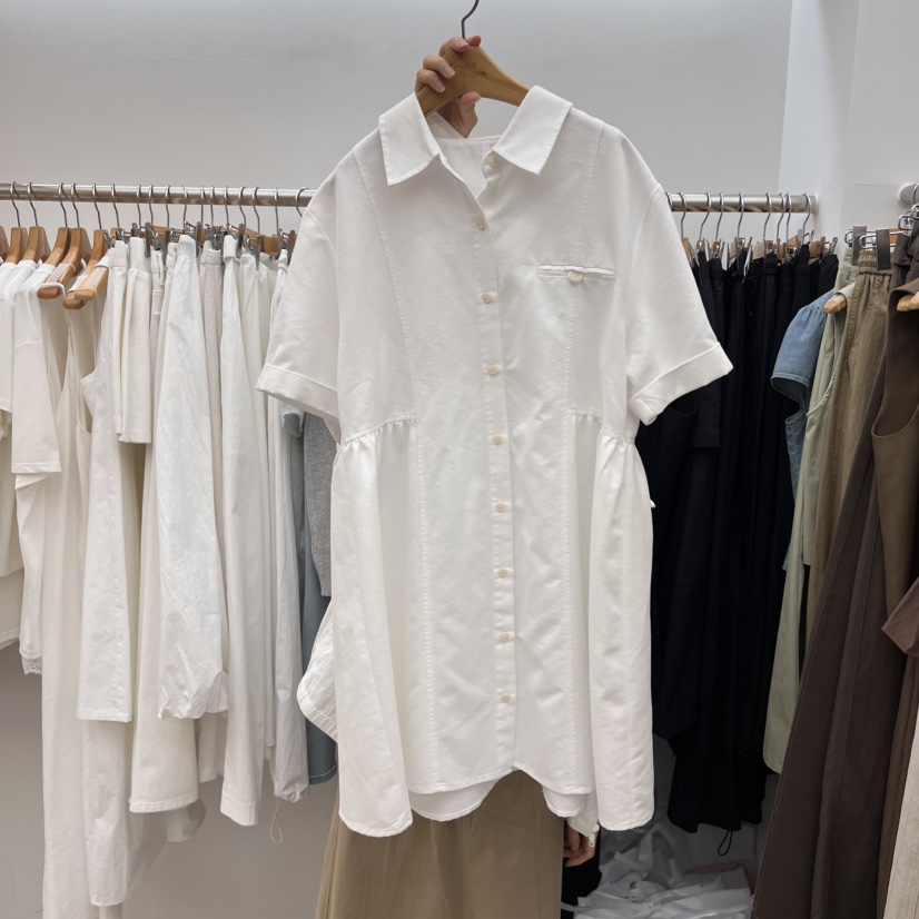 DRESS ROOM直郵韓國代購㊣女裝新品人氣休閑推薦連衣裙海軍DRESS ROOM連衣裙圖色2