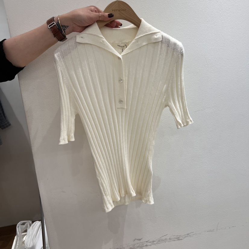 VERVEINE韓國直郵㊣東大門實拍女裝新品25春夏時尚人氣針織衫VERVEINE針織衫圖色3