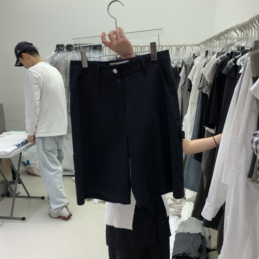 PADO韓國直郵㊣東大門實拍女裝新品推薦休閑25春夏短褲棉質PADO短褲圖色2