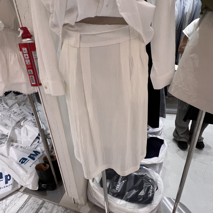 FRE韓國直郵㊣女裝新品人氣休閑熱賣時尚推薦25春夏半身裙中短裙FRE半身裙/中短裙圖色3