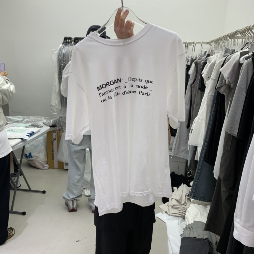 PADO韓國直郵㊣女裝新品熱賣推薦休閑25春夏人氣時尚T恤PADOT恤圖色1