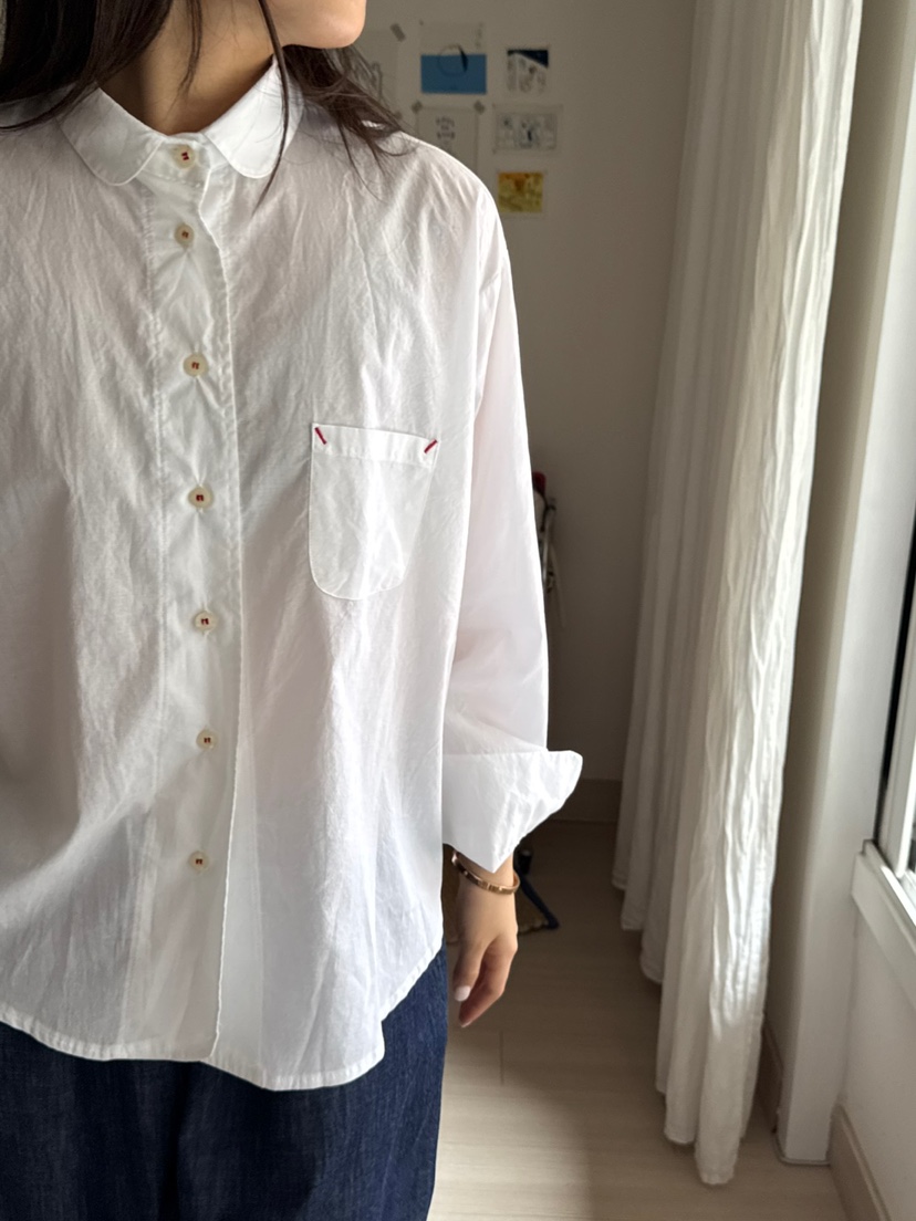 AT NOTE韓國直郵㊣女裝新品時尚熱賣推薦人氣襯衫蕾絲衫圓領AT NOTE襯衫/蕾絲衫