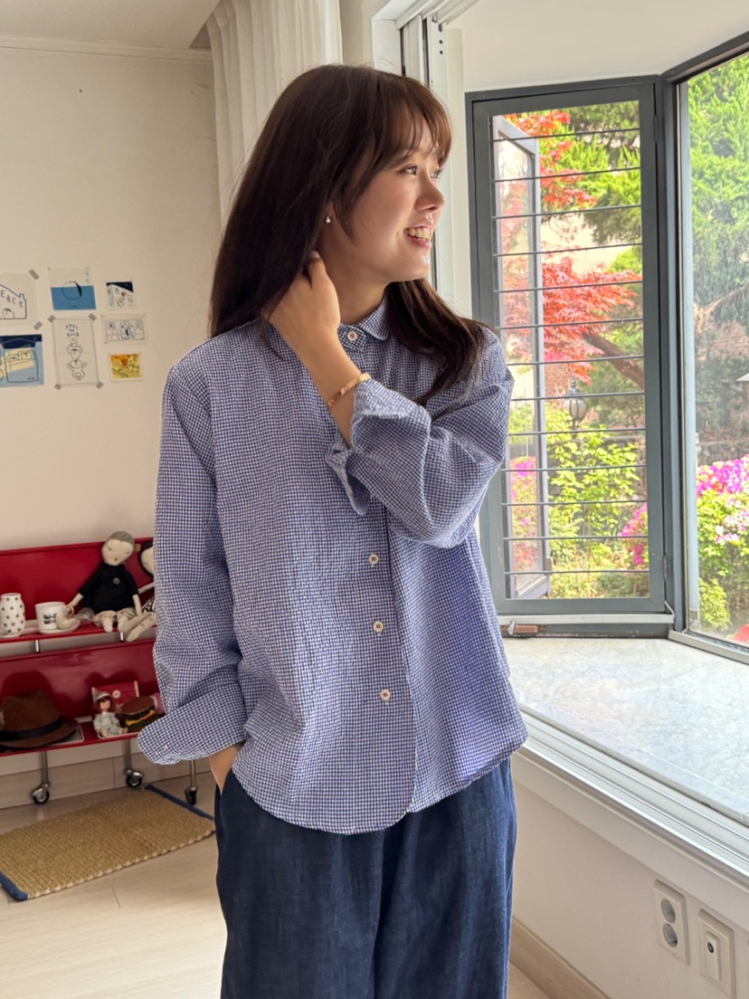 AT NOTE韓國直郵㊣女裝新品時尚熱賣推薦人氣襯衫蕾絲衫圓領AT NOTE襯衫/蕾絲衫