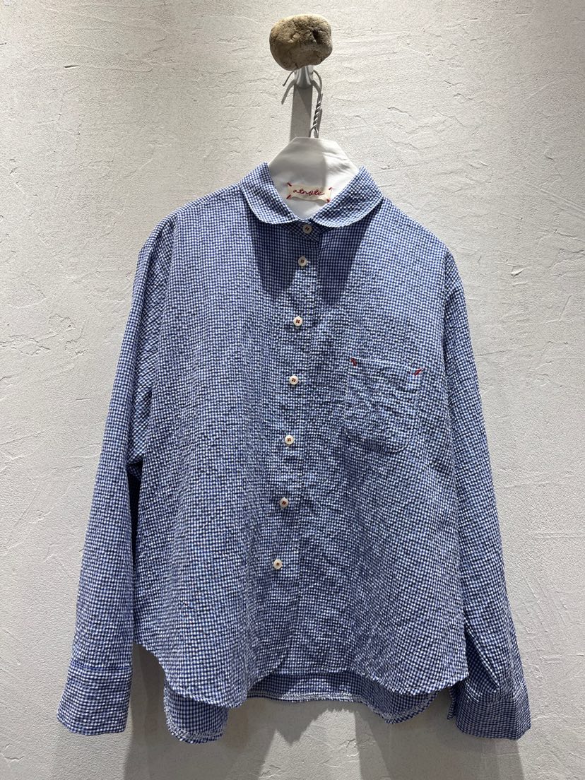 AT NOTE韓國直郵㊣女裝新品時尚熱賣推薦人氣襯衫蕾絲衫圓領AT NOTE襯衫/蕾絲衫圖色3