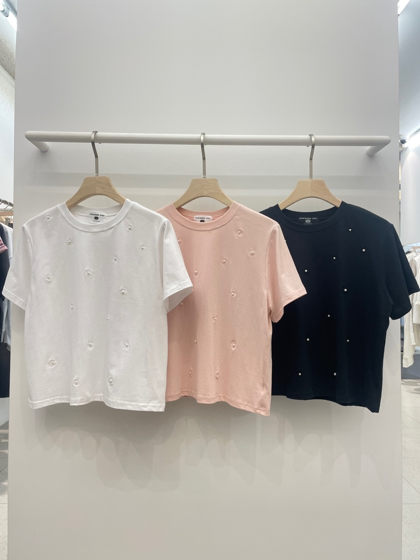 NYLON韓國直郵㊣東大門實拍女裝新品25春夏休閑人氣T恤圓領NYLONT恤