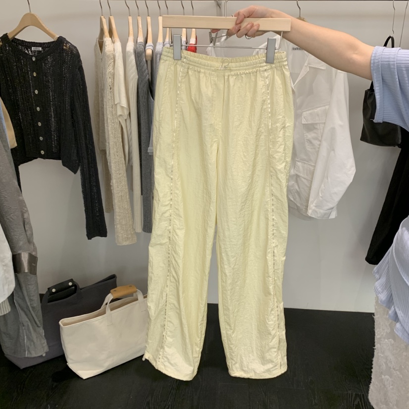 TAFFETA韓國直郵㊣東大門實拍女裝新款熱賣時尚休閑25春夏休閑褲TAFFETA休閑褲圖色2
