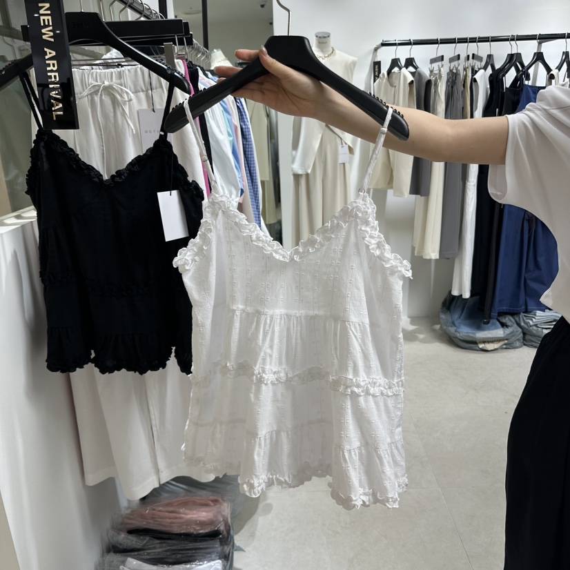 BETHEL韓國直郵㊣東大門實拍女裝新款25春夏推薦時尚吊帶背心BETHEL吊帶/背心