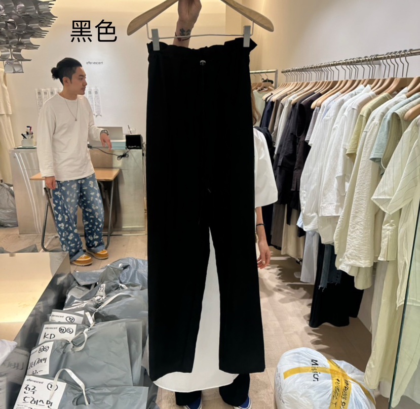 EFFERVESCENT韓國直郵㊣東大門實拍女裝新款推薦休閑休閑褲evc/effervescent休閑褲圖色3